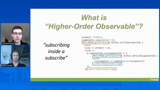 RxJS Higher-Order Observables, RxJS retry vs repeat | #AngularMinsk смотреть онлайн