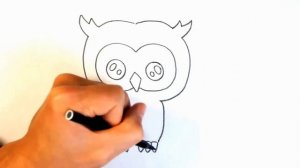 Рисунок СОВА / Как нарисовать СОВУ / Урок рисования для начинающих / How To Draw An Owl