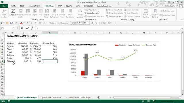 The INDEX Function: Excel's More Stable Alternative to OFFSET [VIDEO] смотреть онлайн