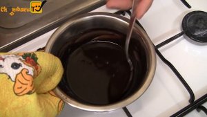 Рецепт шоколадной глазури для торта | Шоколадная глазурь из какао со сметаной