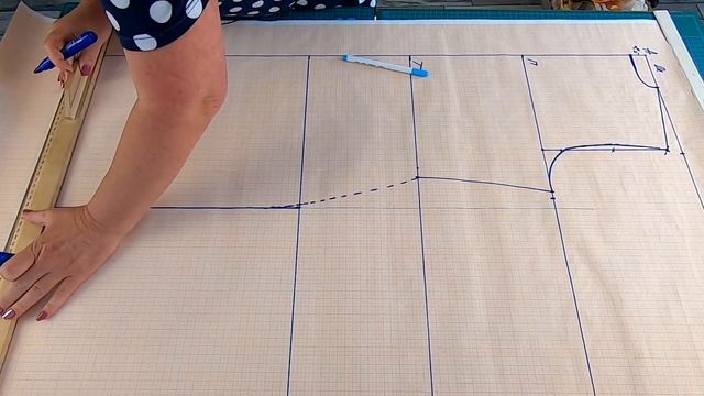 Урок 54. Чертеж Основы платья из трикотажа. Самое полное и подробное построение. Сто Шагов Портного