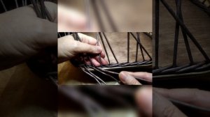 Большой поднос. Часть 1. Веревочка из 4-х трубочек на 2 за 2.