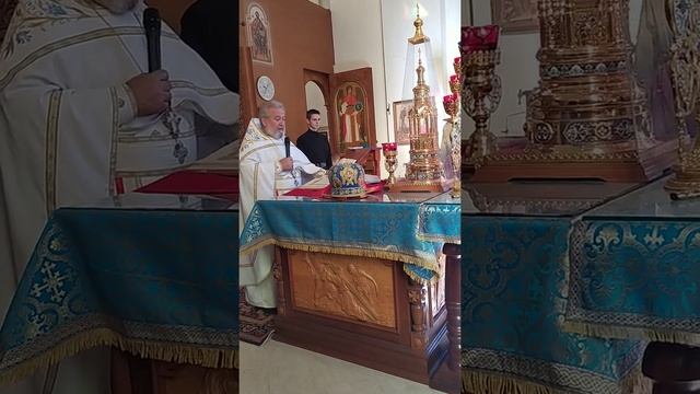 чтение Евангелие.Литургия смотреть онлайн