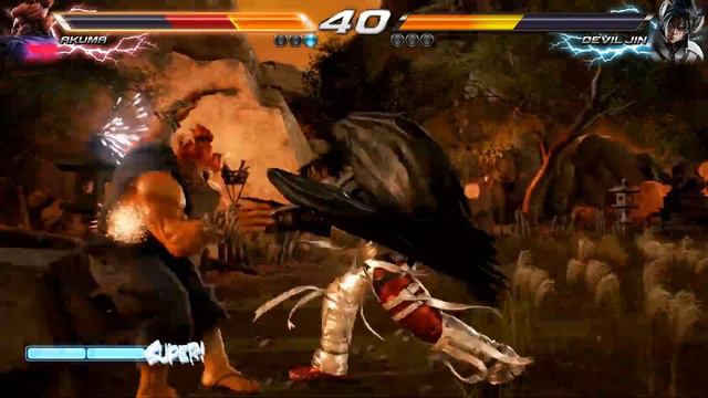 Tekken 7 - PS4/XB1/PC - Akuma VS Devil Jin (Character Gameplay) смотреть онлайн