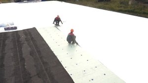 Укладка Ризолина по утеплителю!