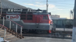 "Тройник!" Электровоз ВЛ80С - 1876/2155Б а грузовым поездом на станции Вологда-I
