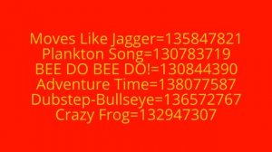 Roblox - Boombox Codes