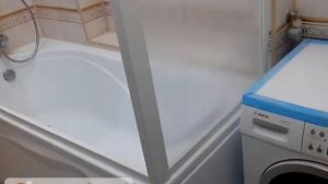 Акриловая ванна Ямайка со шторкой Вотер 3 створки от Bas