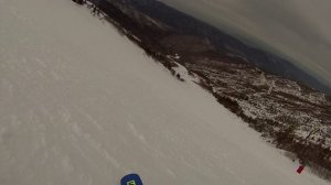 ЧЕРНАЯ ТРАССА Гладенькая Карвинг - разведочный спуск