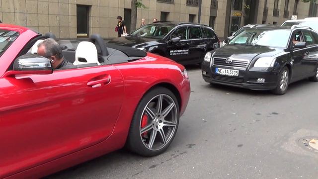 Mercedes SLS AMG Roadster Rev and loud Acceleration смотреть онлайн