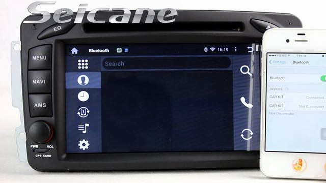 Seicane-Quad-core car stereo GPS system Android 5.1 for 1998-2006 Mercedes Benz G Class W463 смотреть онлайн
