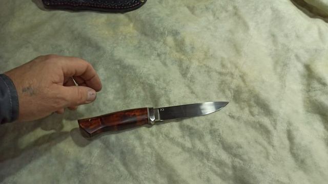 Очередная работа, нож, сталь М390. смотреть онлайн