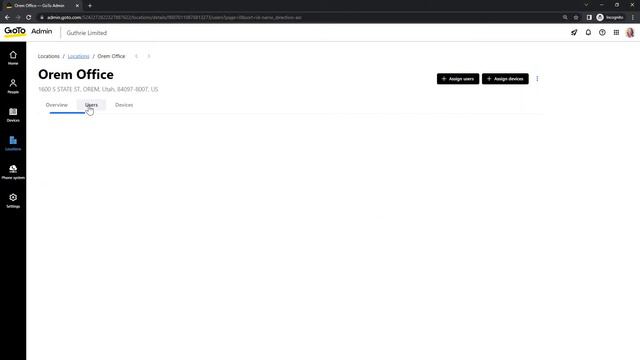 How do I manage an emergency location in GoTo Admin? смотреть онлайн