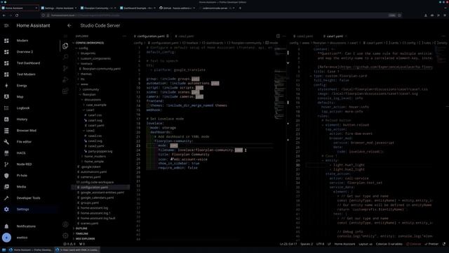 Home Assistant - How I work with YAML | Using Visual Studio Code and combining YAML and GUI-editing смотреть онлайн