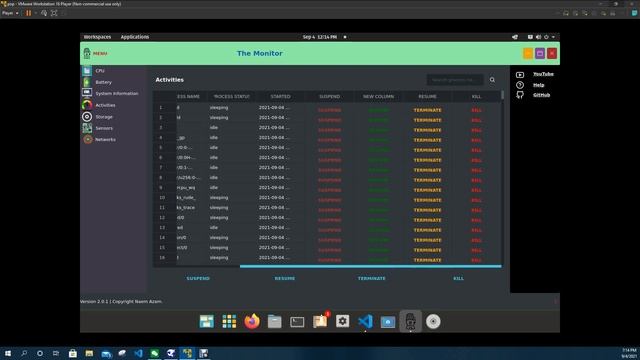 The Monitor -  A Python-Based Open-Source System Monitor App for Windows, Linux, and Mac
