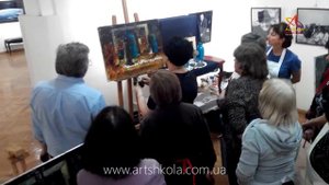 Мастер-класс живописи Елены Ильичевой - Бирюза