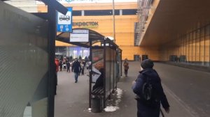 Остановка маршрутки №949 в Шереметьево на Речном вокзале