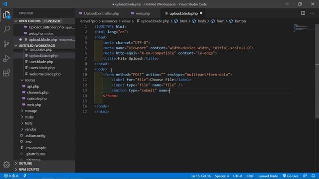 Laravel 7 Tutorial - File Upload