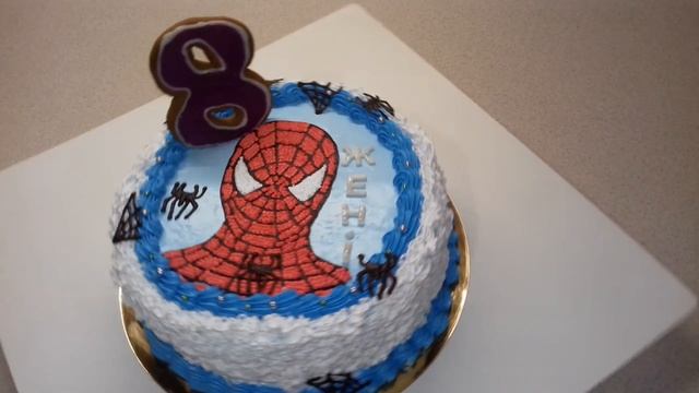 ✨?????ИДЕЯ УКРАШЕНИЯ ТОРТА. ТОРТ НА ДЕНЬ РОЖДЕНИЕ МАЛЬЧИКУ, 8 ЛЕТ. ТОРТ "ЧЕЛОВЕК - ПАУК". ОБЗОР смотреть онлайн