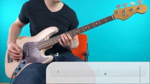 Fitz and The Tantrums - Out Of My League | Bass Cover with Play Along Tabs