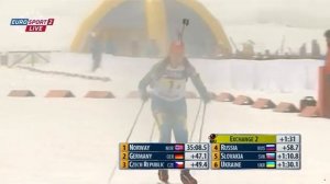 Биатлон. ЧМ Европы 2013. Болгария. Женщины. Эстафета