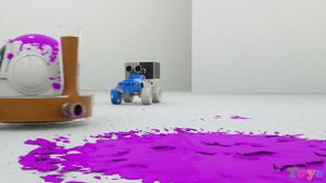 Learn Colors while Playing with Paint (Max the Glow Train, Jake the Fire Truck and Friends) - TOYS
