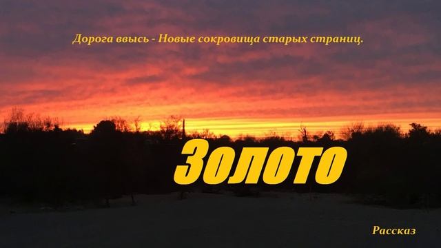 Золото..- 3 (рассказ)