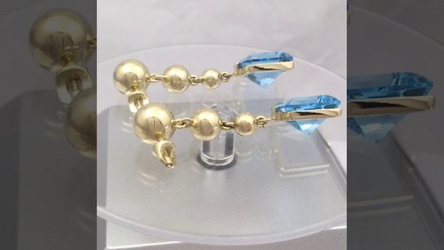 Серьги из шариков с топазами смотреть онлайн