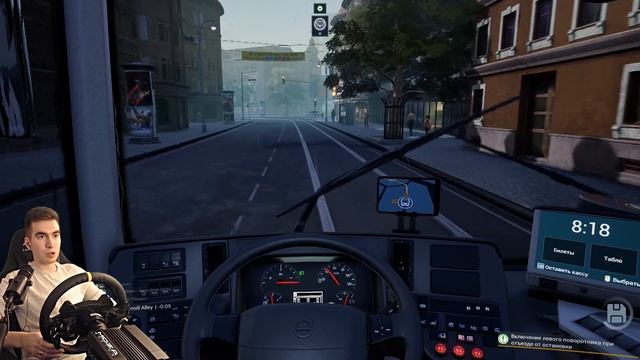 ОТКРЫЛ ВСЕ АВТОБУСЫ И ОСТАНОВКИ. ЭЛЕКТРИЧЕСКИЙ VOLVO. ТЯЖЕЛАЯ СМЕНА - Bus Simulator 21 [#7] смотреть онлайн