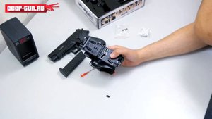 Страйкбольный пистолет Galaxy G.26+ (Sig Sauer P226 с кобурой) Видео - Обзор