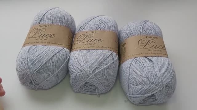 Обзор пряжи Drops Lace. Альпака на шелке. смотреть онлайн