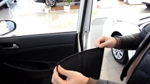 Установка каркасных шторок на магнитах