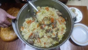 Добрый вечер, готовлю плов из индоутки на курдюке, по рецепту от "Южного потока" часть №5