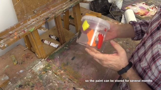 Как хранить масляную краску. Storage of oil paints after work. Oil painting. Живопись маслом