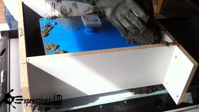 Изготовление бетонной столешницы с мойкой   полный процесс  Making a Concrete Countertop with Sink