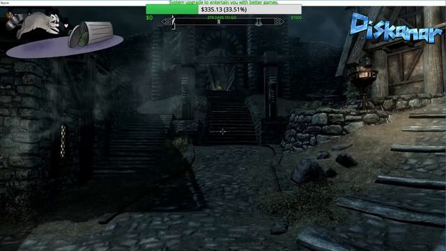 Disk Plays Skyrim - Goodness, gracious... Great balls of..Arrgghhh im on FIRE! смотреть онлайн