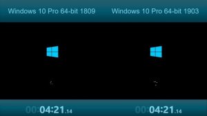 Microsoft Windows 10 Setup Race: 1809 vs 1903