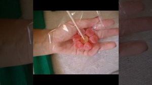 Как сделать цветы из мармелада.How to make flowers out of marmalade