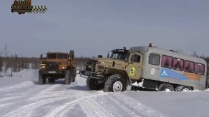 Дальнобойщики Севера Дороги крайнего севера Зимник #7 Extreme Truck Driver Siber