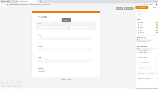 Create a web contact form in 5 minutes with SeaTable смотреть онлайн