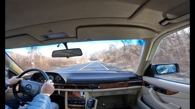 1985 Mercedes 500 SEC test drive!