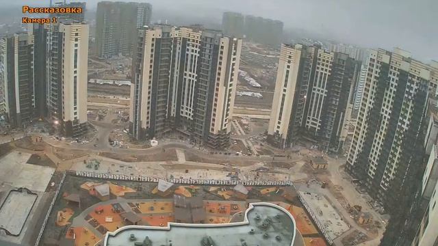 Строительство Переделкино Ближнее. Запись с web камеры. 17-30 ноября 2014г смотреть онлайн