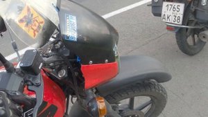 Встретил мототуриста на боксере