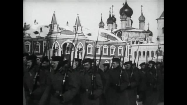 Кинохроника. Кремль. Ивановская площадь. 1908 г. The Kremlin. Ivanovskaya Square