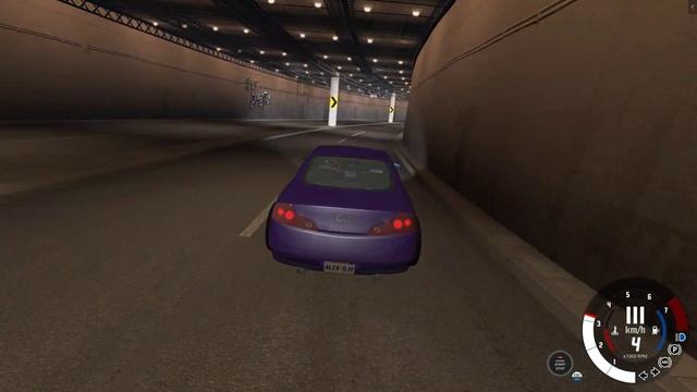 BeamNG.drive - Infiniti G35 CV35 2003 - Car Show Test Drive Crash . 4K 60fps. смотреть онлайн