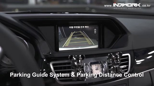 Mercedes 2016 E-Class W212 Add guideline, sensor image in the backup camera by 인디웍 indiwork смотреть онлайн