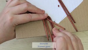 ОЧЕНЬ ПРОСТОЕ милое и нежное плетёное сердце из бумажных трубочек