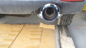 Subaru Forester SJG 2013, Exhaust Greddy Trust CS-GTS + WRX STI midpipe part 2