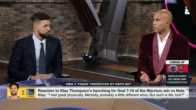 'KLAY'S NOT HAPPY!' - Richard Jefferson after Klay Thompson's emotional postgame | NBA Today смотреть онлайн