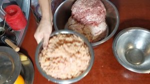 КАК ПРИГОТОВИТЬ САМЫЙ ВКУСНЫЙ ФАРШ АССОРТИ ДЛЯ ПЕЛЬМЕНЕЙ КОТЛЕТ и для заготовки в морозилку